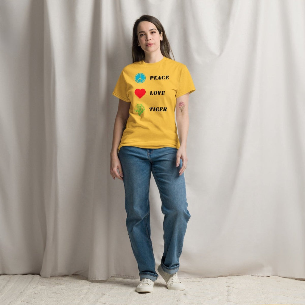 T-shirt Premium | Peace Love Tiger - Felpatee - t-shirt softstyle - Felpatee