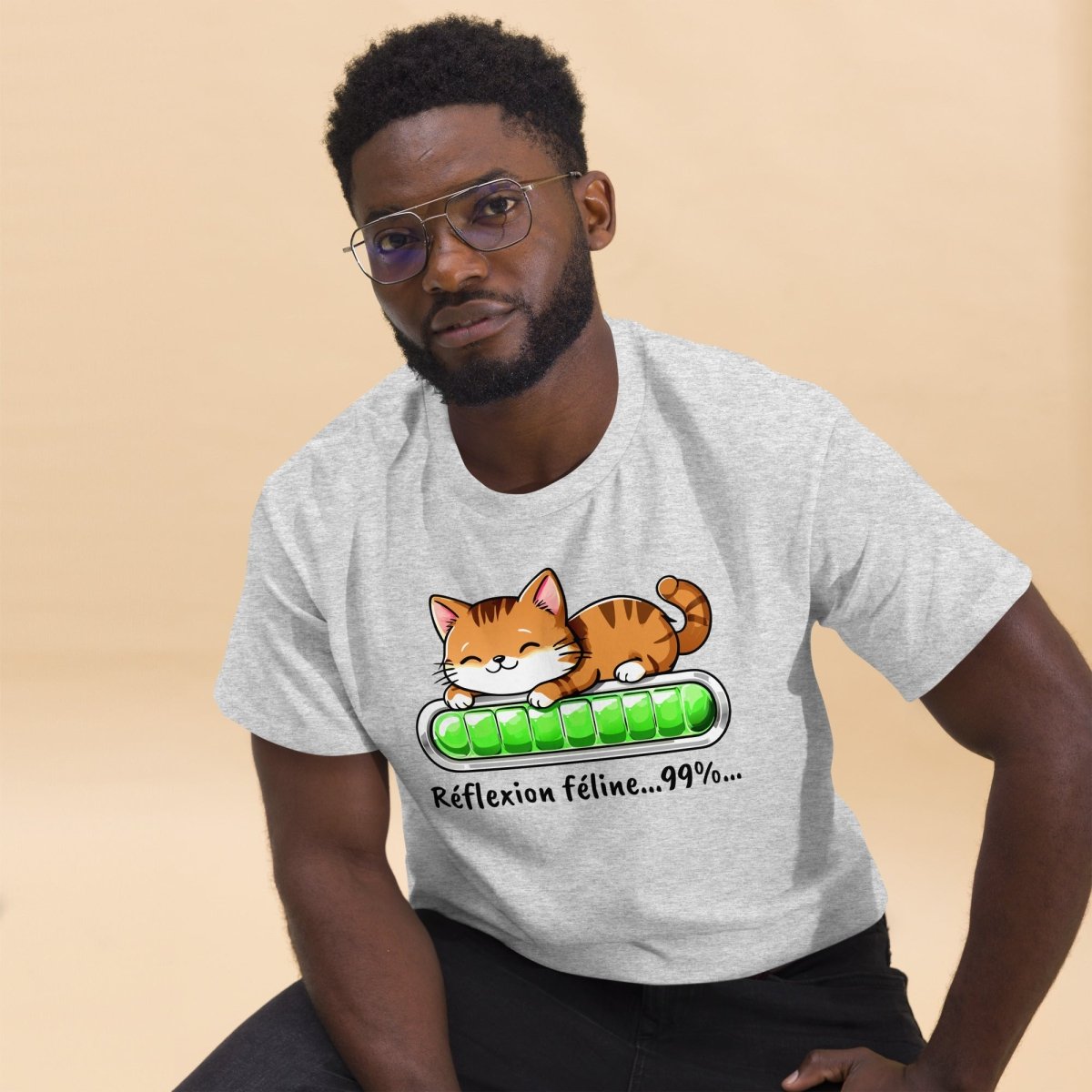 T-shirt Premium | Réflexion Féline | Édition Essentiel - Felpatee - T-shirt Essentiel - Felpatee