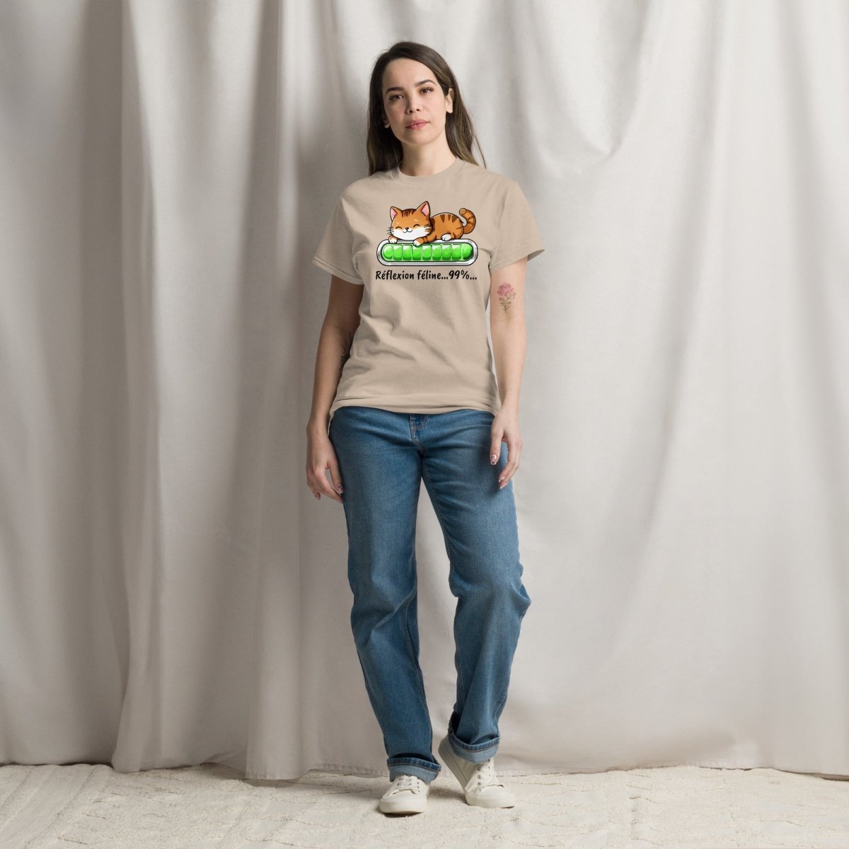 T-shirt Premium | Réflexion Féline | Édition Essentiel - Felpatee - T-shirt Essentiel - Felpatee