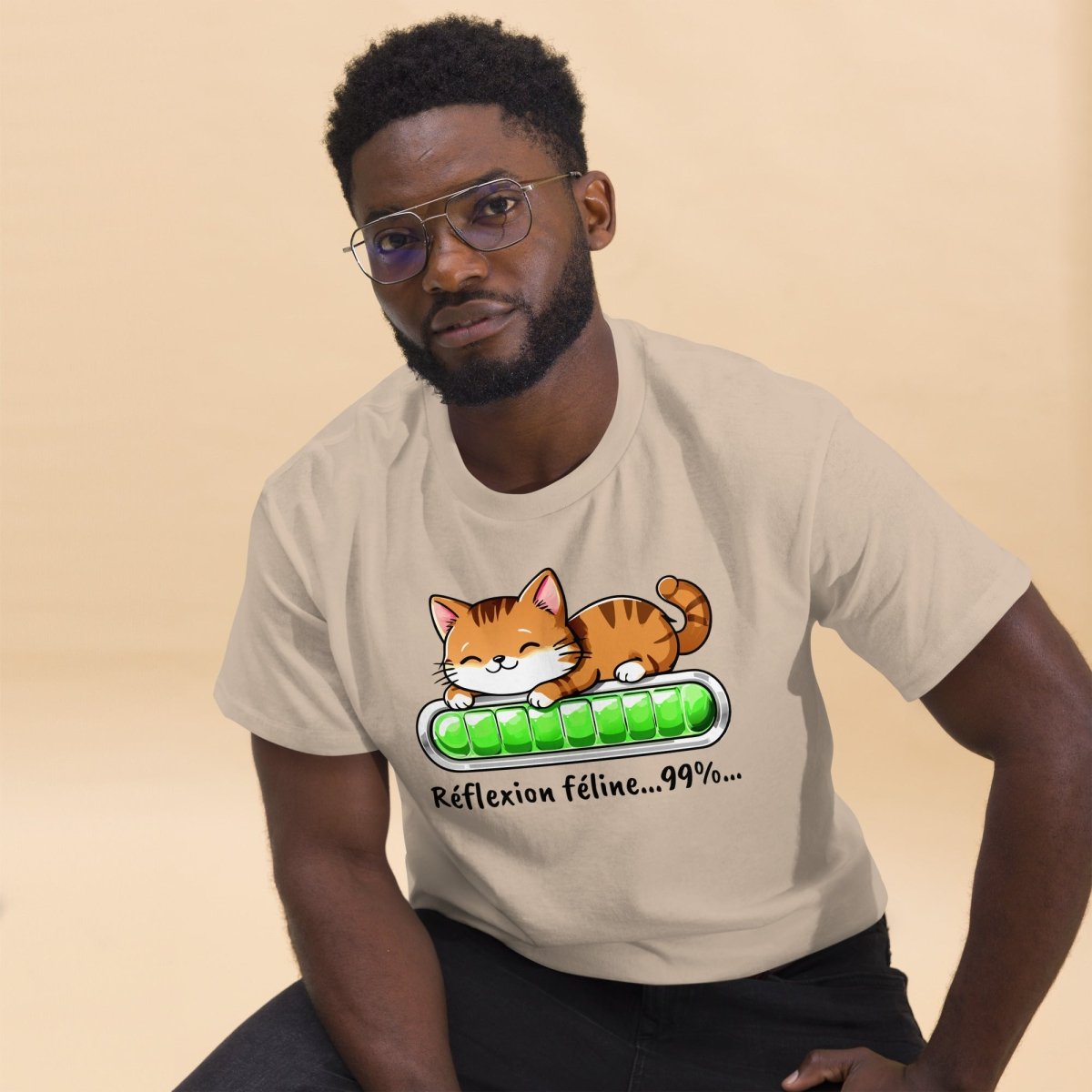 T-shirt Premium | Réflexion Féline | Édition Essentiel - Felpatee - T-shirt Essentiel - Felpatee