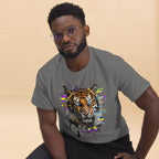 T-shirt Premium | Tigre Intense Effet Glitch Art - Felpatee - T-shirt Premium - Felpatee