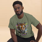 T-shirt Premium | Tigre Intense Effet Glitch Art - Felpatee - T-shirt Premium - Felpatee