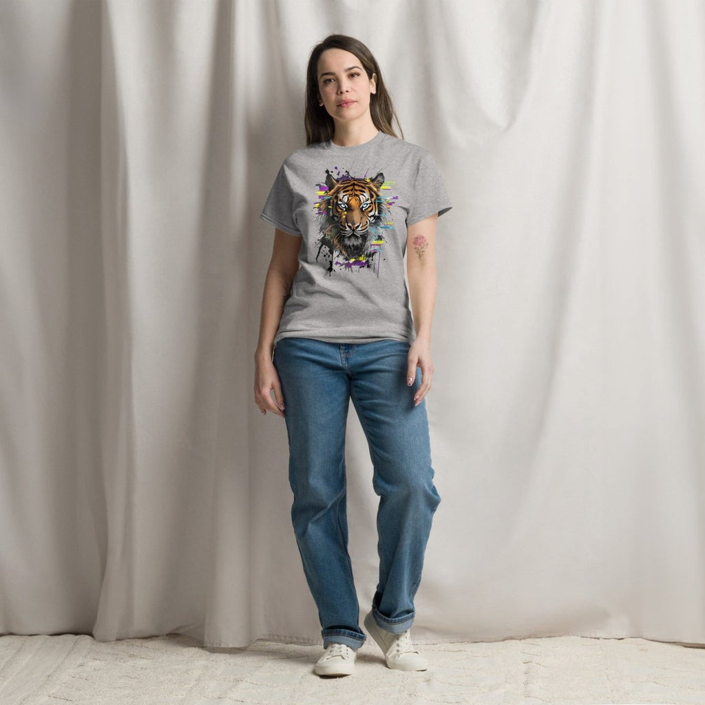 T-shirt Premium | Tigre Intense Effet Glitch Art - Felpatee - T-shirt Premium - Felpatee
