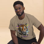 T-shirt Premium | Tigre Intense Effet Glitch Art - Felpatee - T-shirt Premium - Felpatee