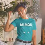 T-shirt Softstyle | Miaou : L'Œil du Chat - Gildan - t-shirt softstyle - Felpatee