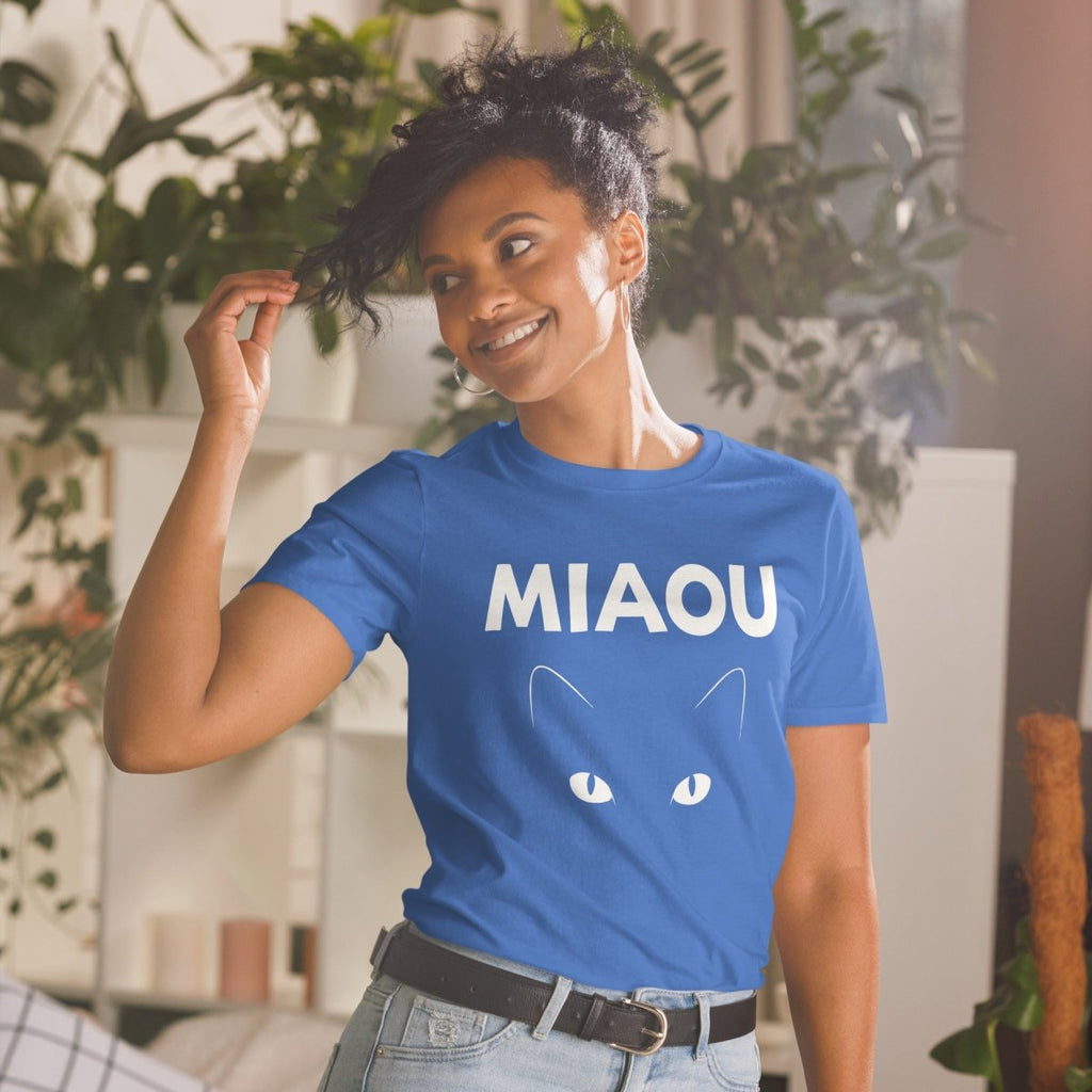 T-shirt Softstyle | Miaou : L'Œil du Chat - Gildan - t-shirt softstyle - Felpatee