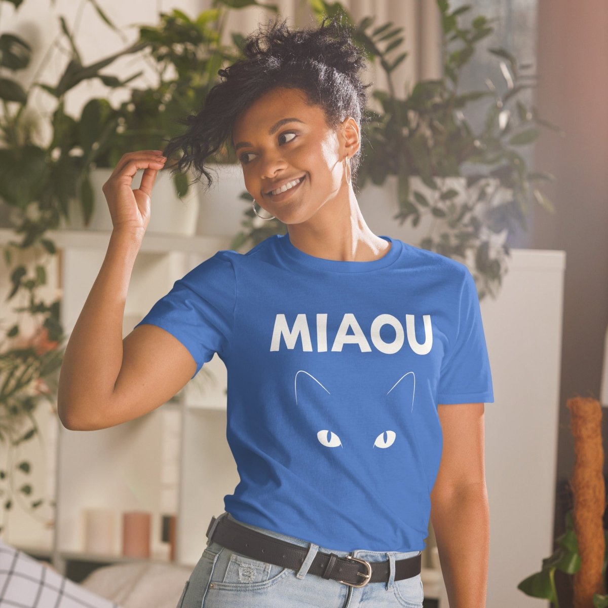 T-shirt Softstyle | Miaou : L'Œil du Chat - Gildan - t-shirt softstyle - Felpatee