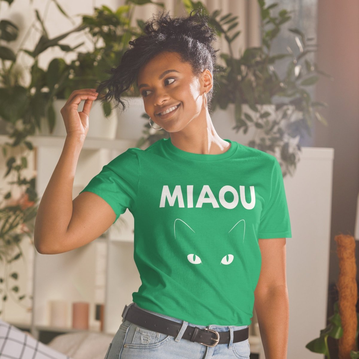 T-shirt Softstyle | Miaou : L'Œil du Chat - Gildan - t-shirt softstyle - Felpatee