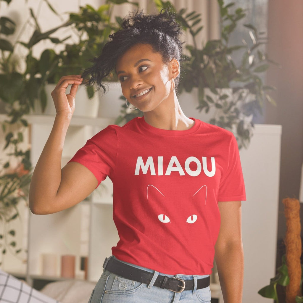 T-shirt Softstyle | Miaou : L'Œil du Chat - Gildan - t-shirt softstyle - Felpatee