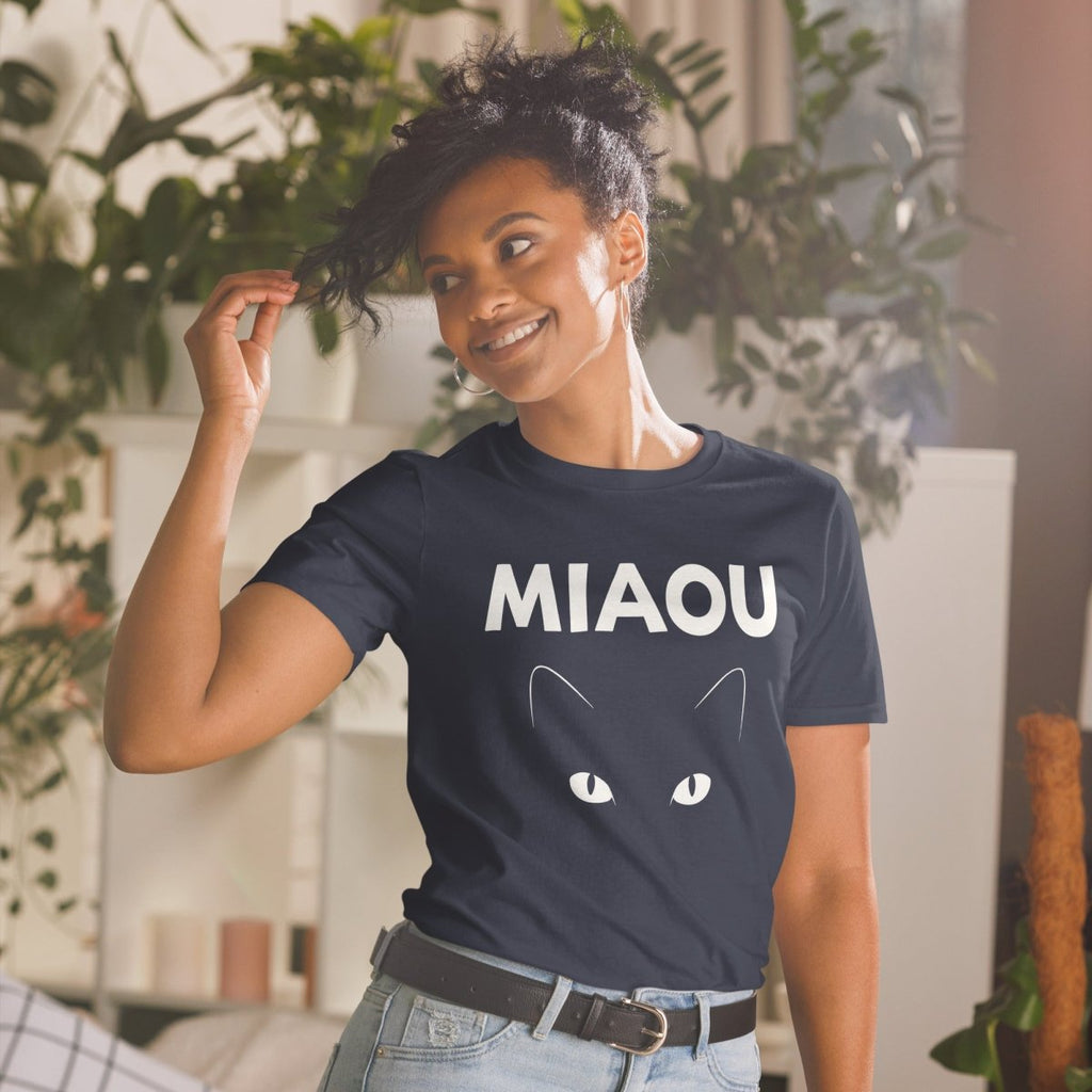 T-shirt Softstyle | Miaou : L'Œil du Chat - Gildan - t-shirt softstyle - Felpatee